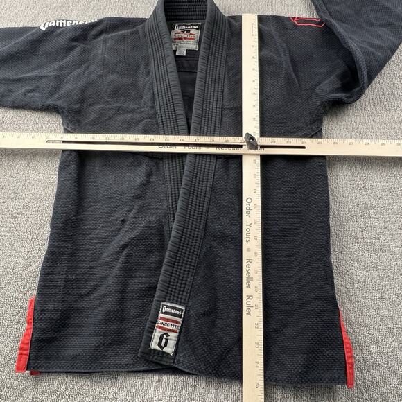 Gameness Gi Top Kids Size 1 Black BJJ Jiujitsu Grappling Active Unisex - Picture 12 of 15